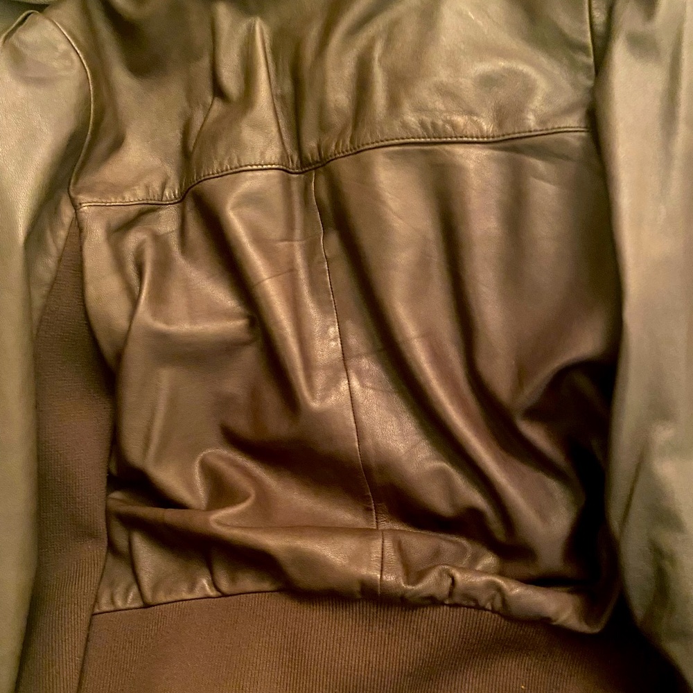 Hinge Leather Jacket (Size Xs) - image 3